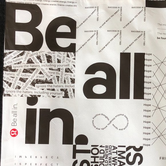 Lululemon Large Tote Be All In Reusable Bag - Picture 3 of 8